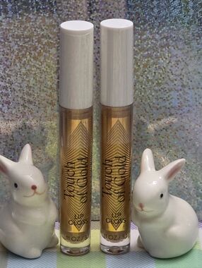 Bath & Body Works Touch of Gold Lip Gloss Swt of 2 NEW Rare
